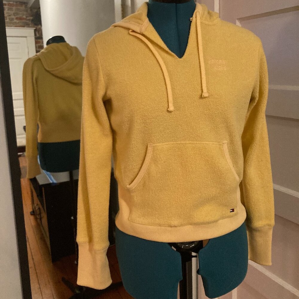 Vintage, super soft, butter yellow hoodie
